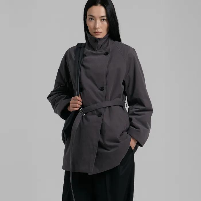 Padded Double Jacket_Charcoal