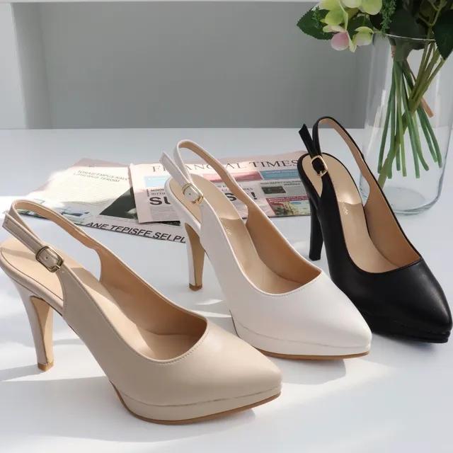 [당일/국산]가보시슬링백힐 스틸레토힐 8cm,10cm 키작녀 웨딩슈즈 촬영 핸드메이드 고품질