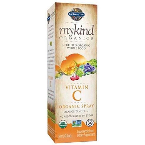 가든오브라이프 비타민 C 오렌지-탠저린 맛 리퀴드 스프레이 무설탕