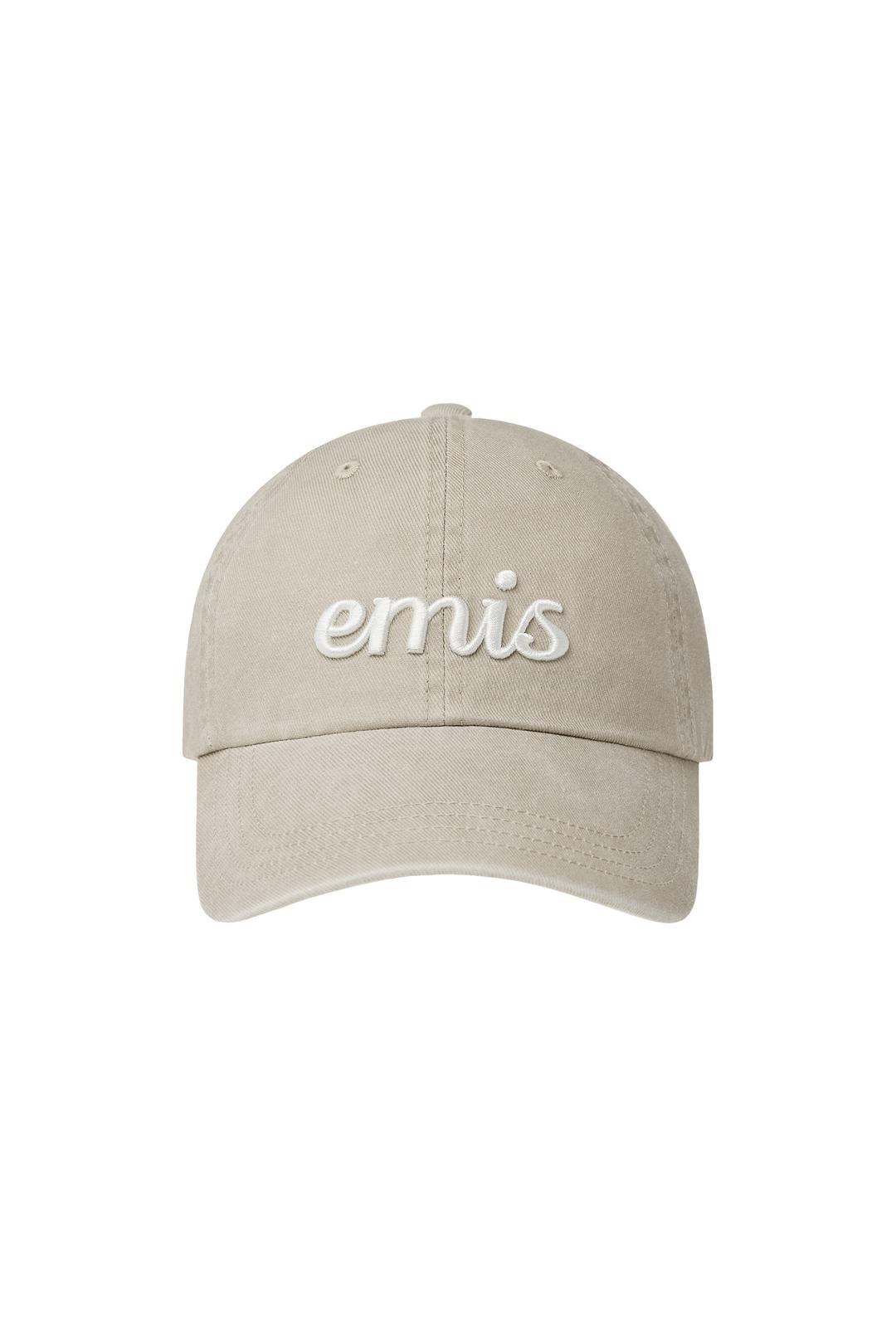 VINTAGE PIGMENT BALL CAP-BEIGE