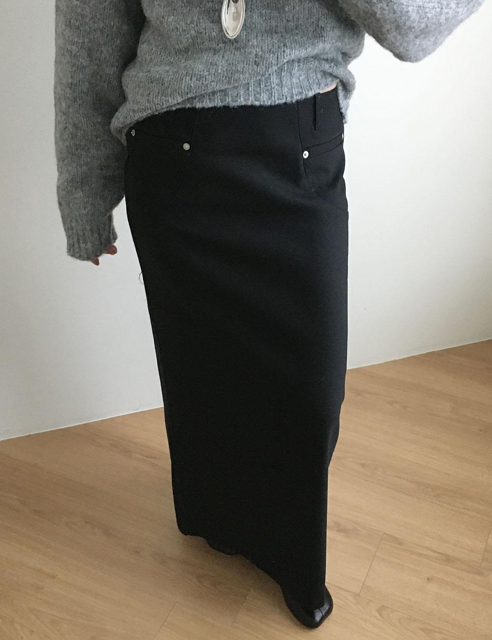 맥시 스커트 (2color)