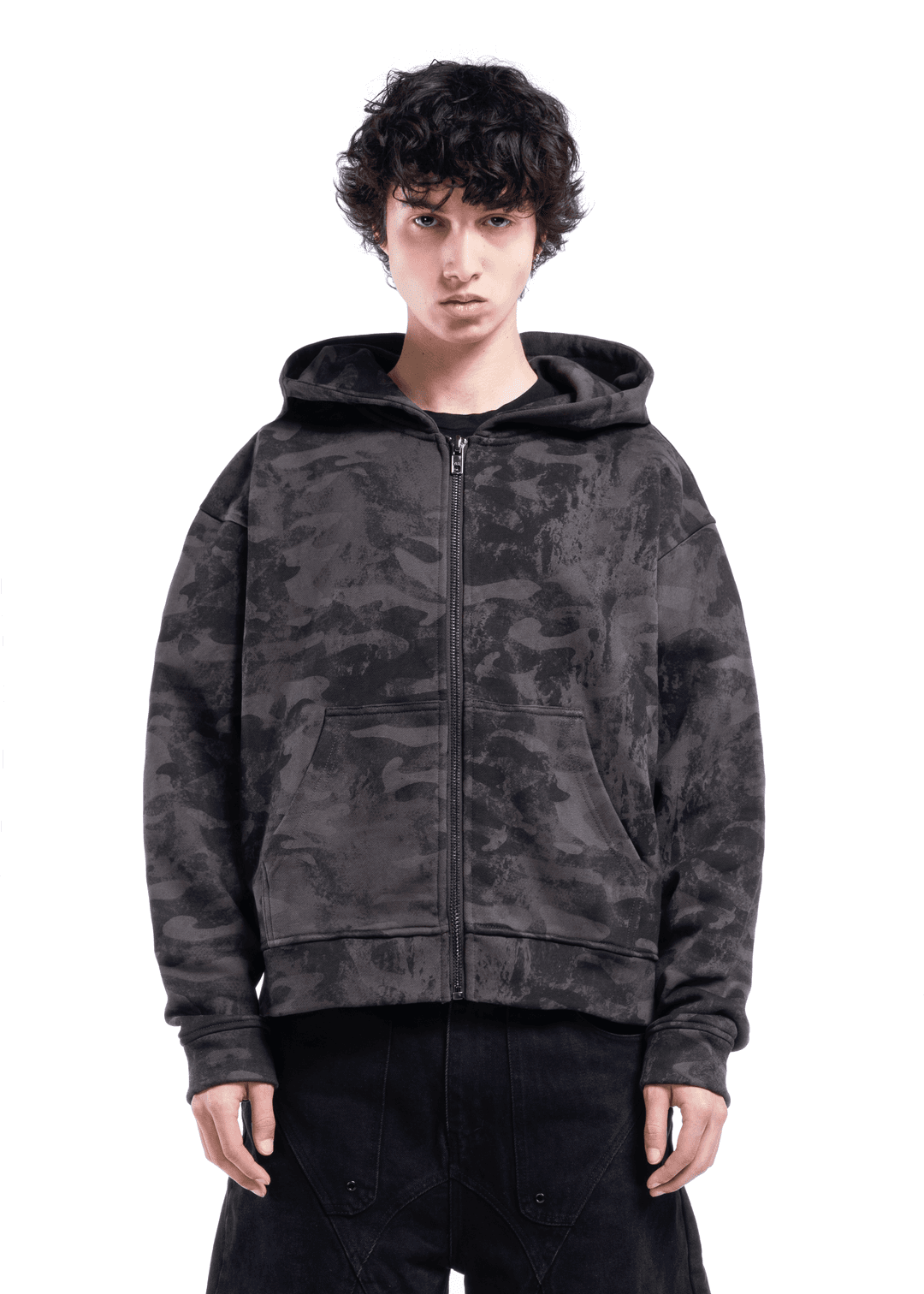 CAMO MONOGRAM ZIP JACKET BLACK VINTAGE - Camo / 2