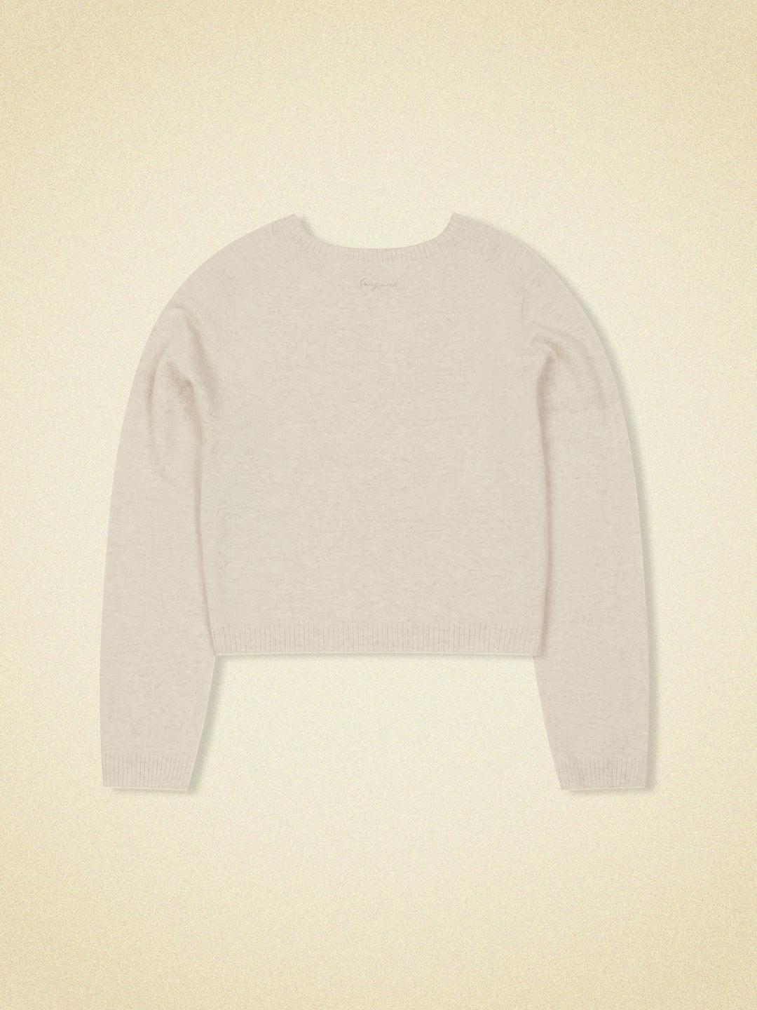 raccoon knit - oat pink