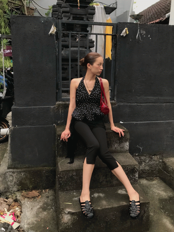 DOT halter top