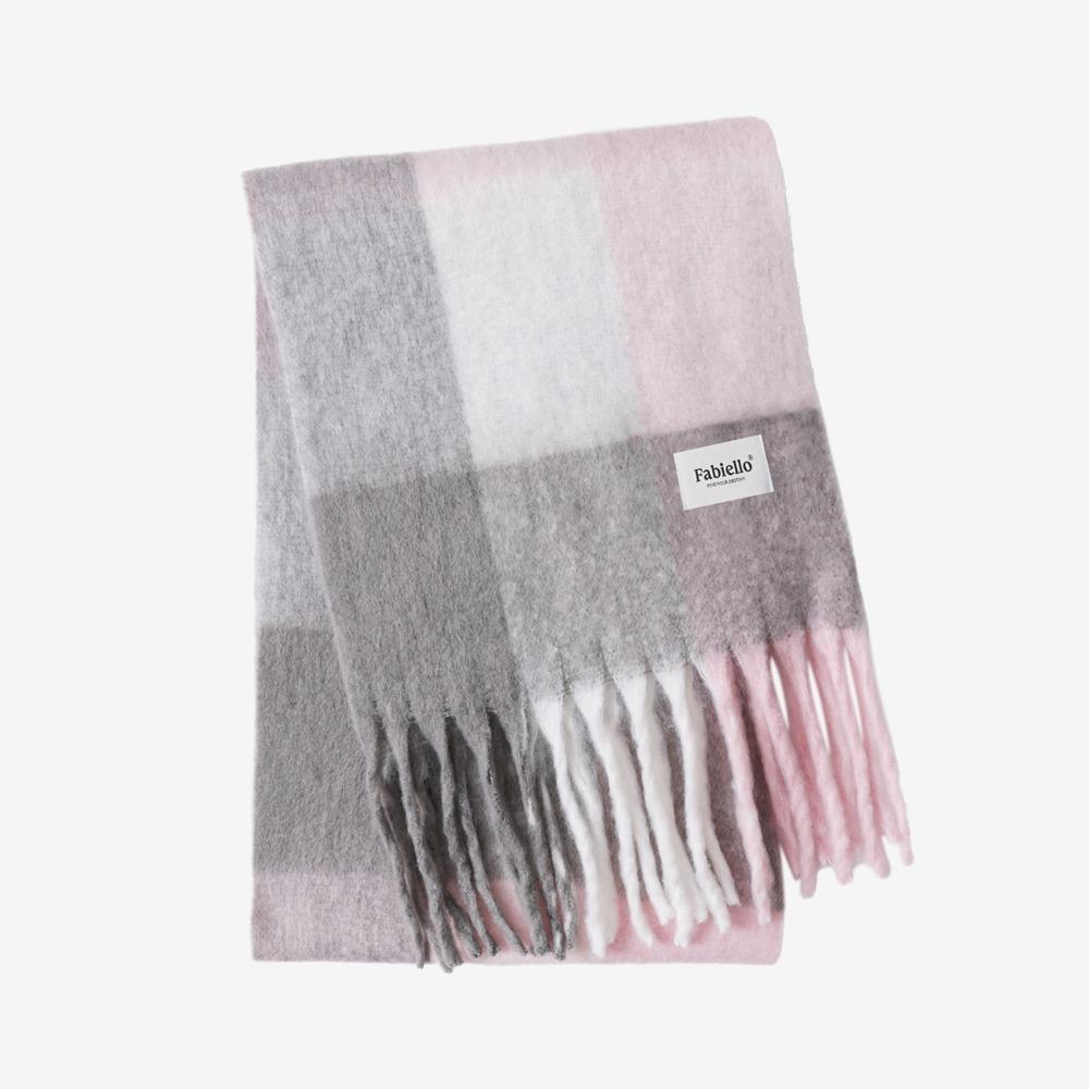 Multi check muffler (pink)