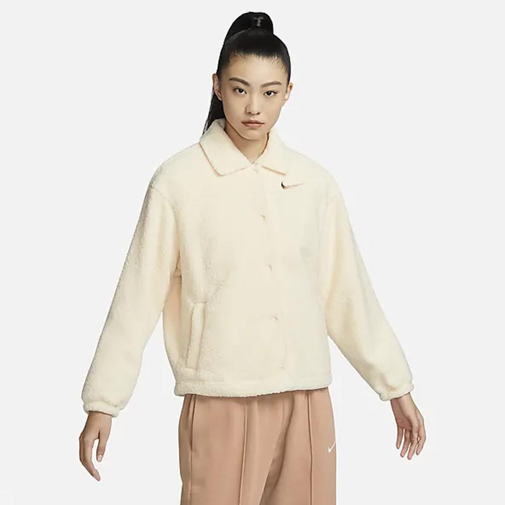 나이키 여성 카라 하이파일 재킷 FB8708-113