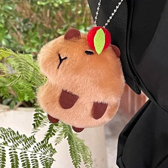 [1+1할인] 행운의 삑삑이 체리 카피바라 인형 키링 열쇠고리 커플 우정 생일선물