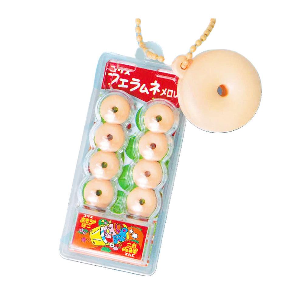 코리스 후에라무네 미니어처 마스코트 가챠 멜론 (그린)