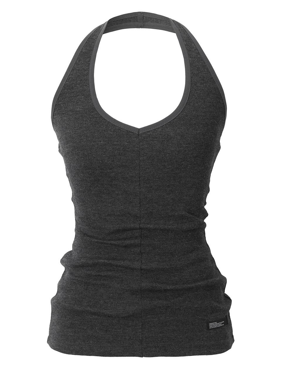 Tactile Halter Sleeveless (charcoal)