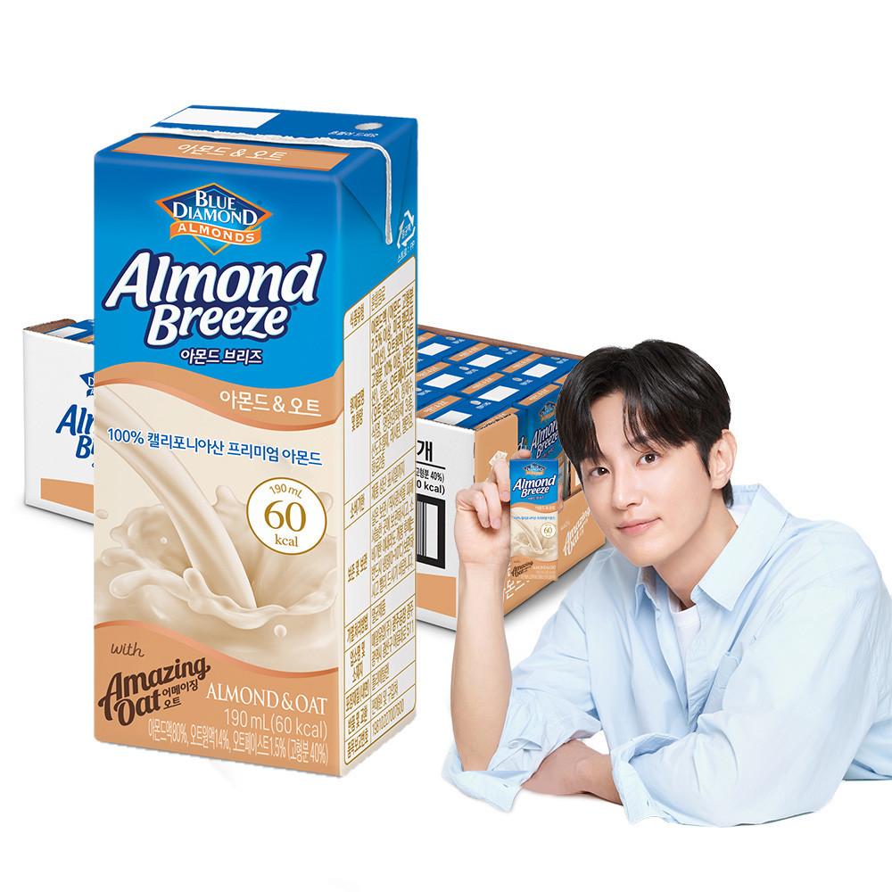 아몬드브리즈 아몬드&오트 190ml 24팩