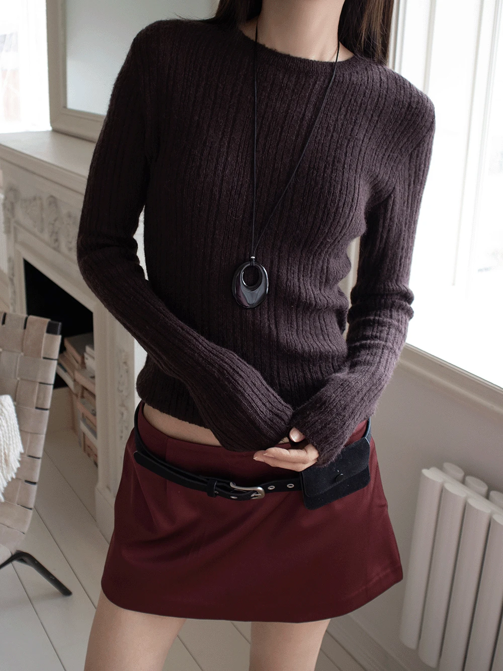 BREEZE ROUND KNIT (4COLORS)