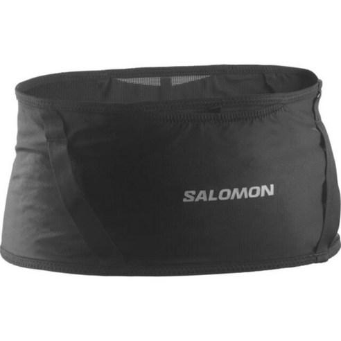 SALOMON 살로몬 하이펄스 러닝 벨트 조깅 파우치, 블랙, XL, 1개