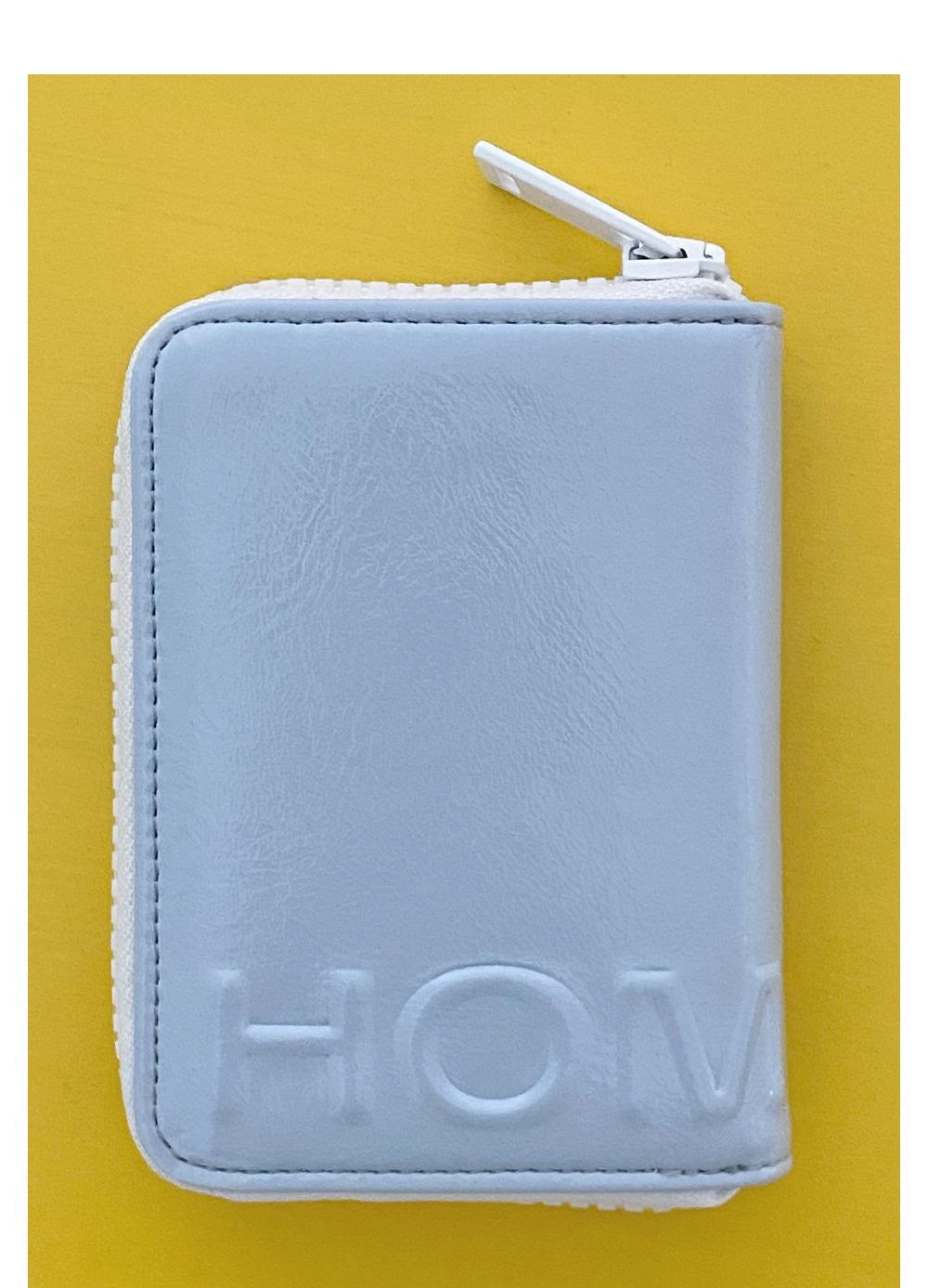 enamel zip card holder (애나멜카드홀더) - 스카이