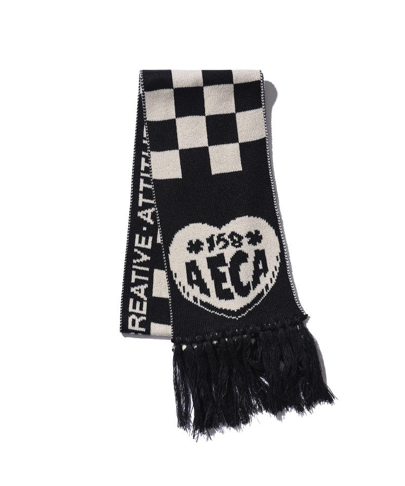 AECA LOVE FOOTBALL MUFFLER-BLACK