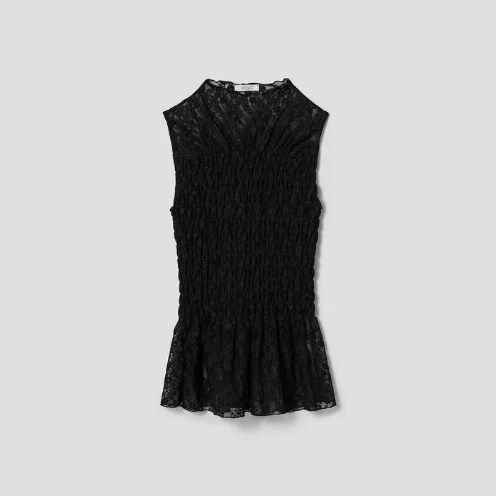 Lace Mini Dress  Black (AG5371B025)