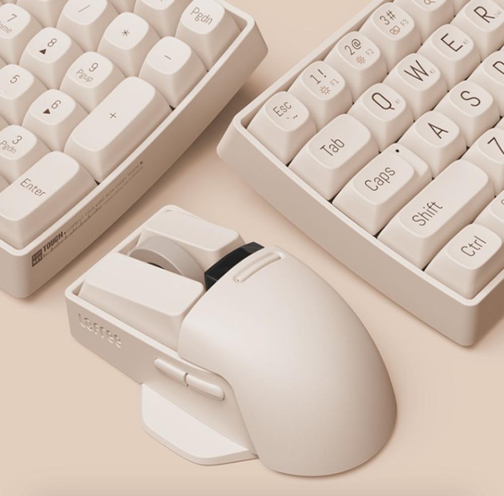 Lofree Touch 블루투스 무선 2.4G 유선 마우스 프린트 버튼 교체 PBT 재질