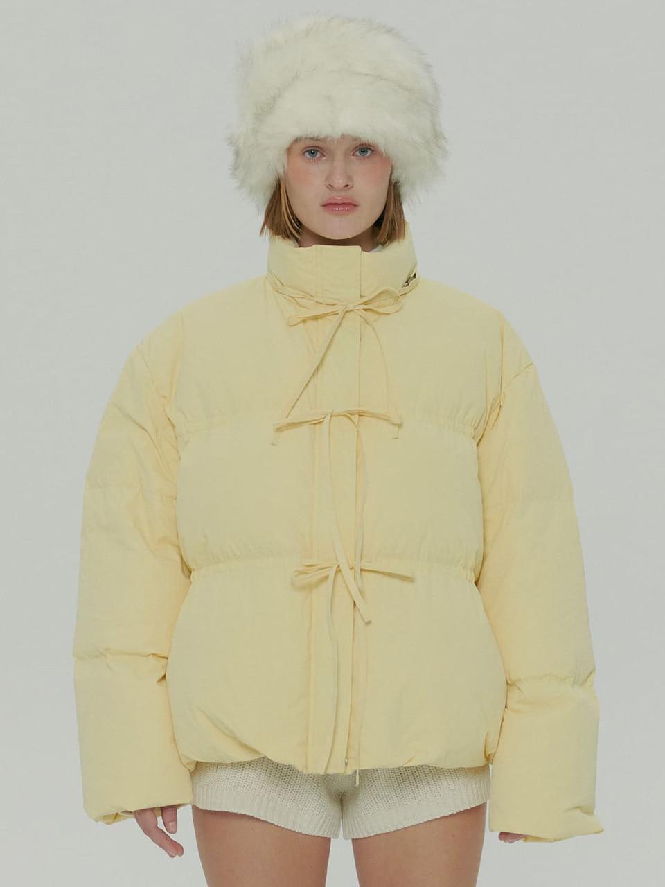모이페어 STRAP DOWN JACKET / YELLOW