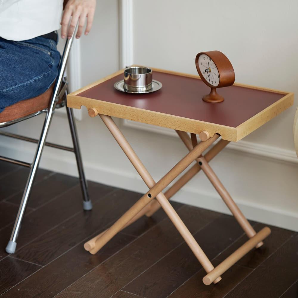 미드센츄리 매그너스 접이식 사이드 테이블 소파 간이 테이블 협탁 6color