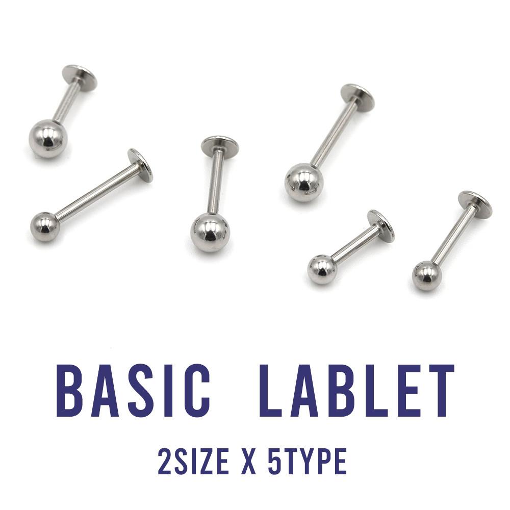 [전체써지컬스틸] 베이직 3mm 4mm 볼 라블렛 피어싱
