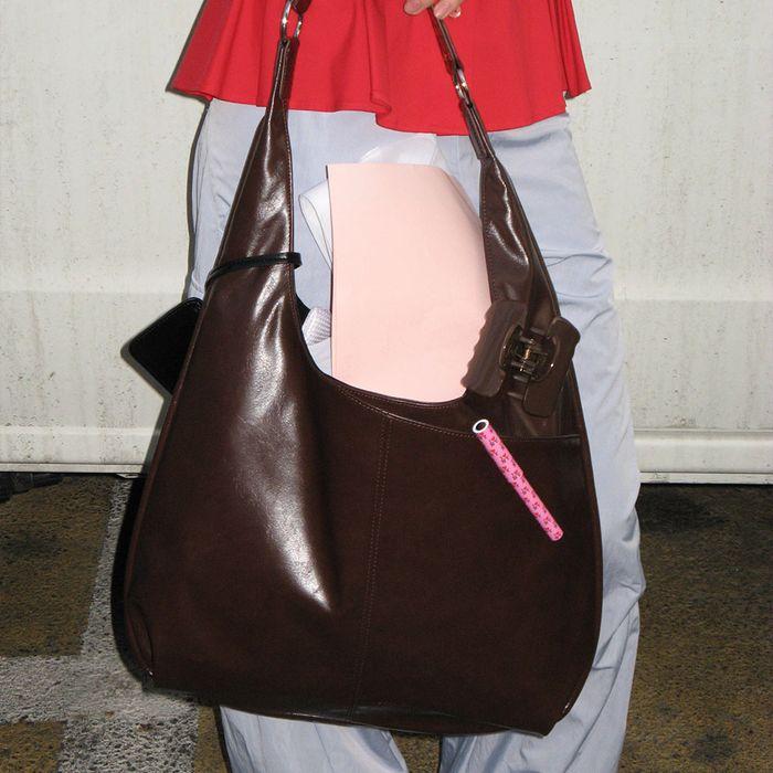 slash hobo bag (crinkle brown)