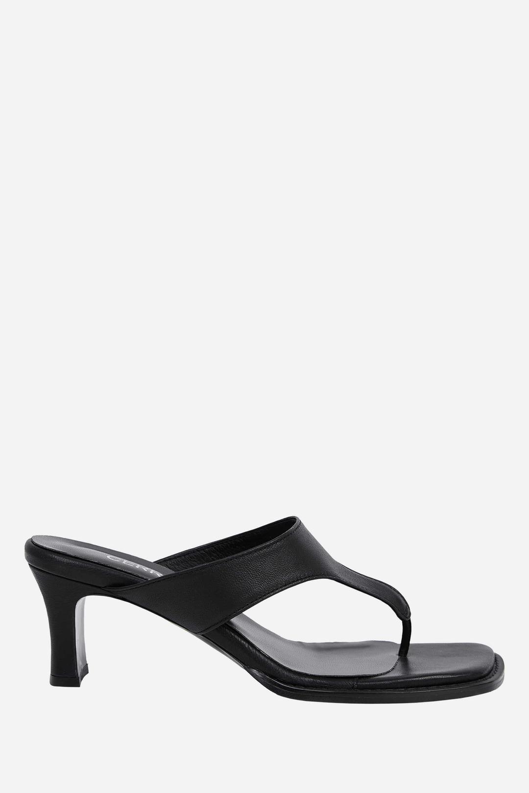 [Exclusive] Solid Flip Flop Heel _ Black