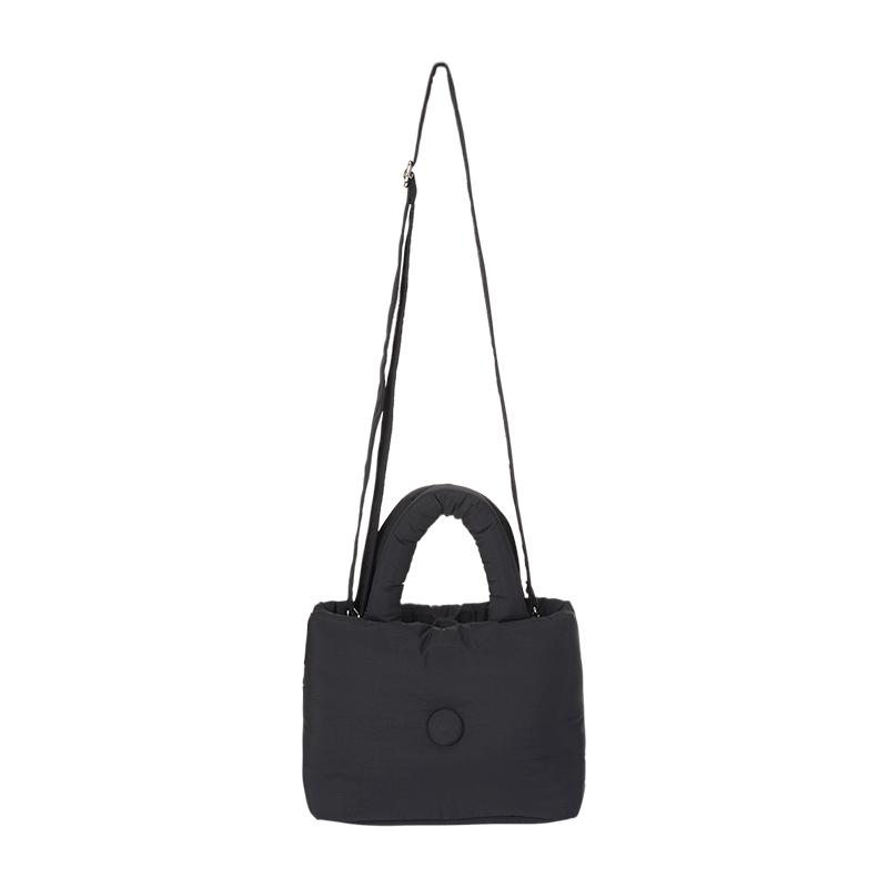[MA] PUFFY TOTE & CROSS (Black)