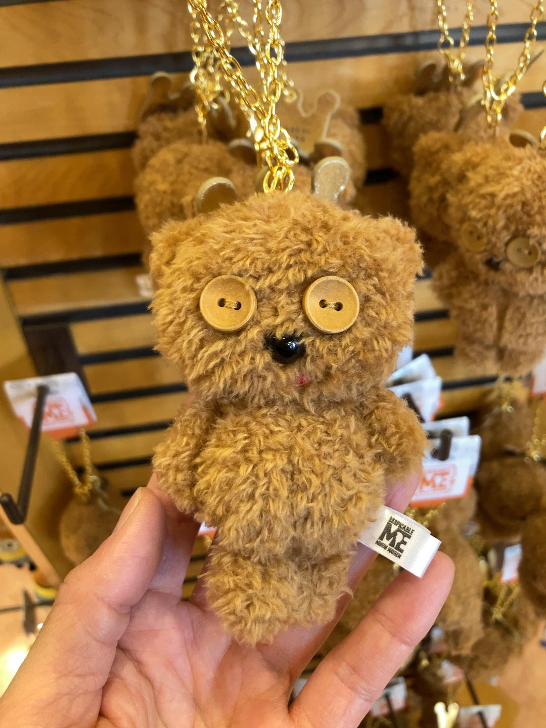 USJ 미니언즈 테디베어 팀 크라운 키홀더 키체인 열쇠고리 가방고리