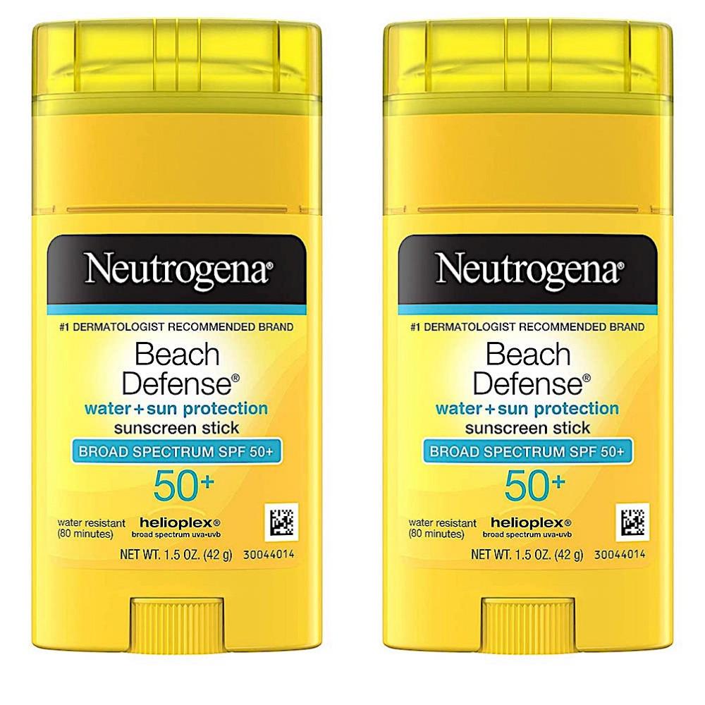 뉴트로지나 비치디펜스 선스틱 SPF 50+ 42ml 2개