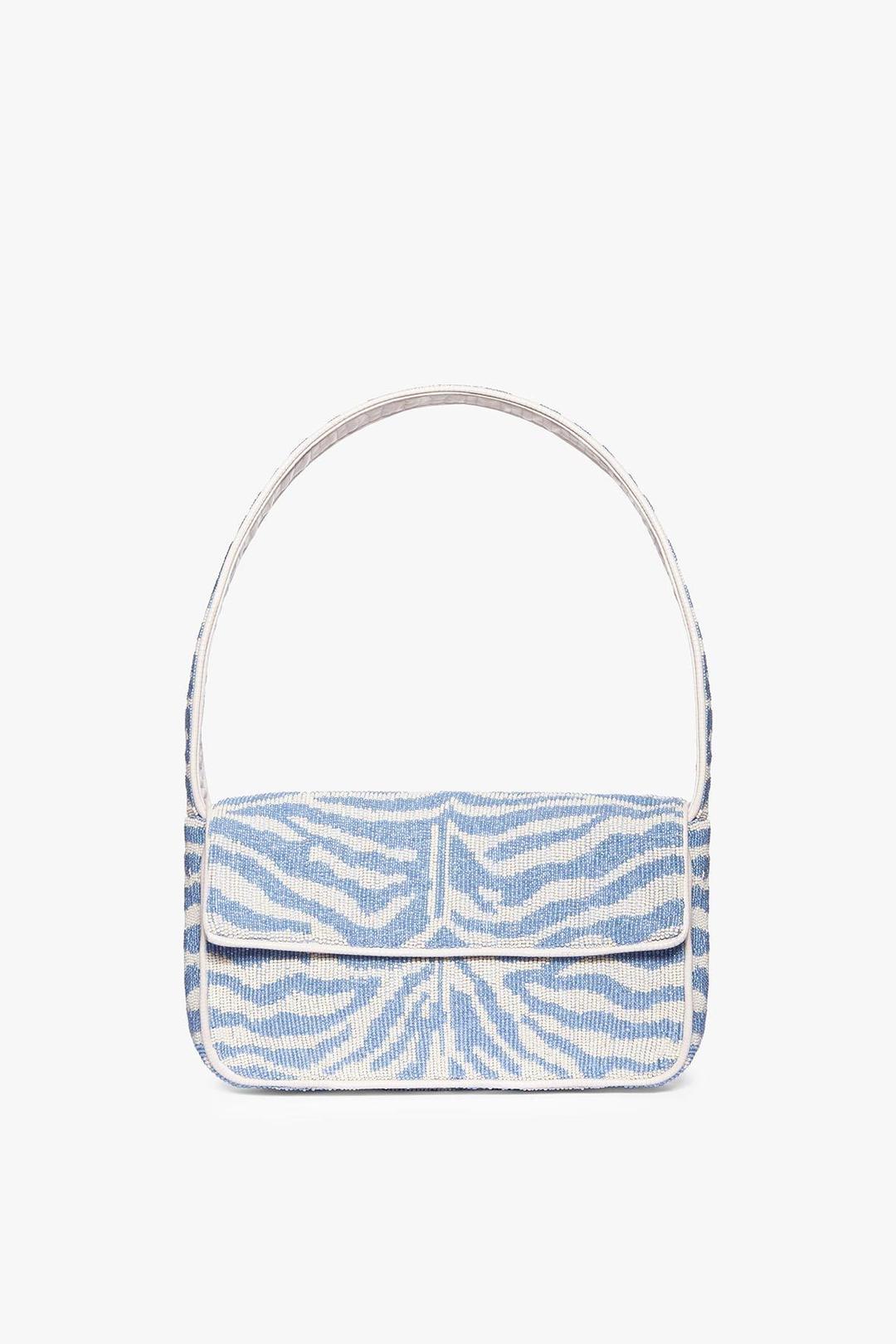 TOMMY BEADED BAG | LIGHT BLUE CREAM - LIGHT BLUE CREAM