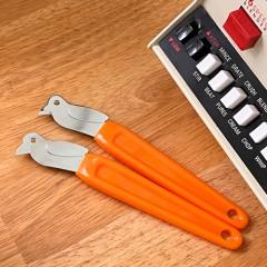 짹짹이 오렌지 칼_과일 껍질 / 포장용기 뜯을때