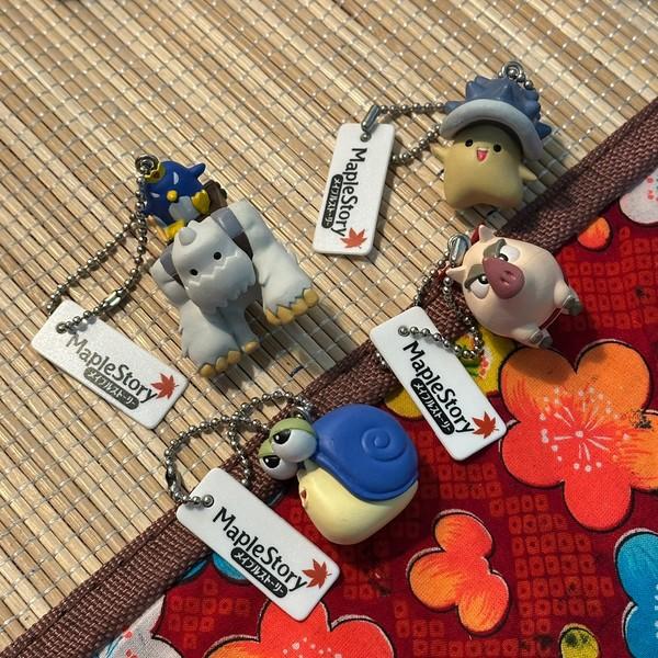 2008년 고전 메이플스토리 피규어키링