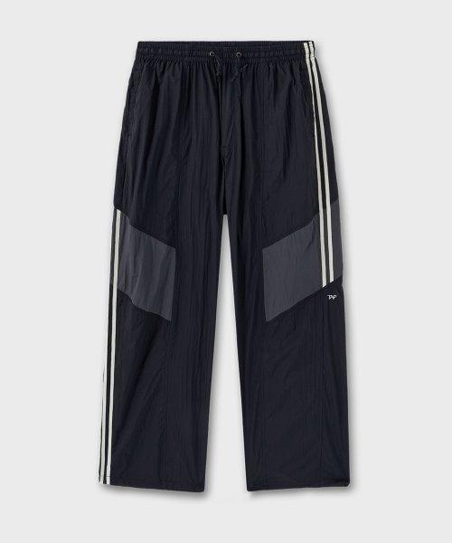 패널 트랙 팬츠 (블랙)
