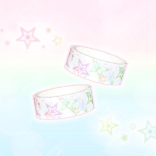 [크리미마을] 레인보우 스타 마스킹테이프