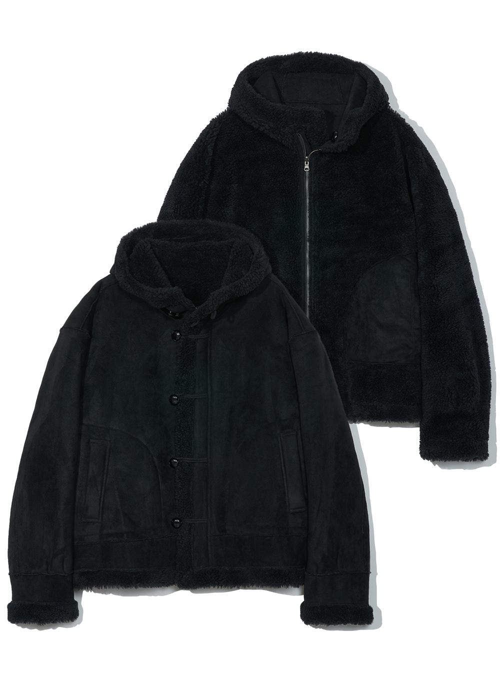 Reversible Duffle Mouton Jacket
