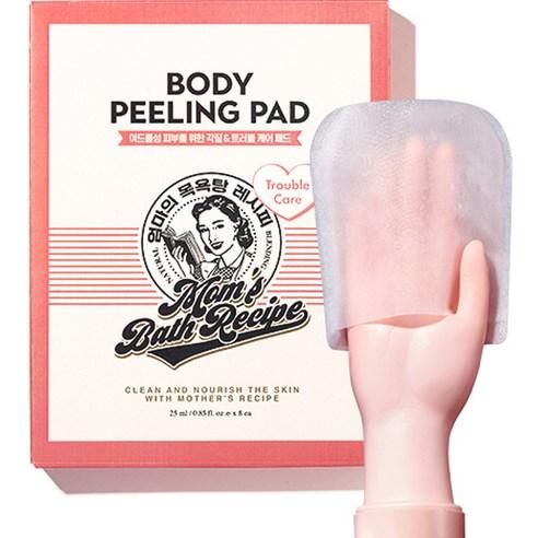 엄마의목욕탕레시피 바디필링패드 트러블, 25ml, 8개 - 바디워시/스크럽/입욕용품 | 쿠팡