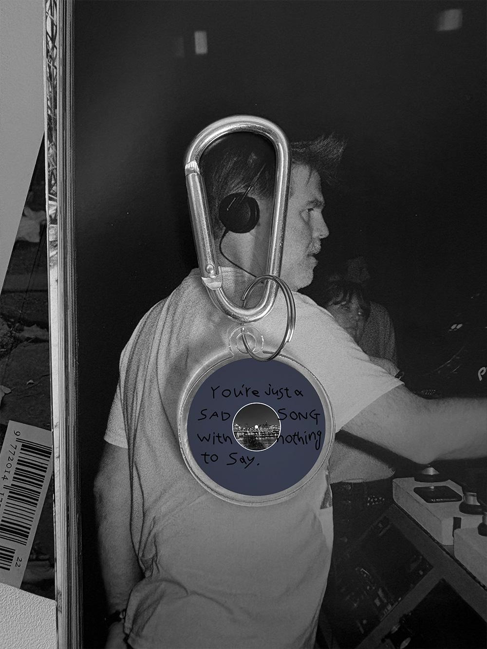 Sound is Colour! Keyring (Slate Gray)