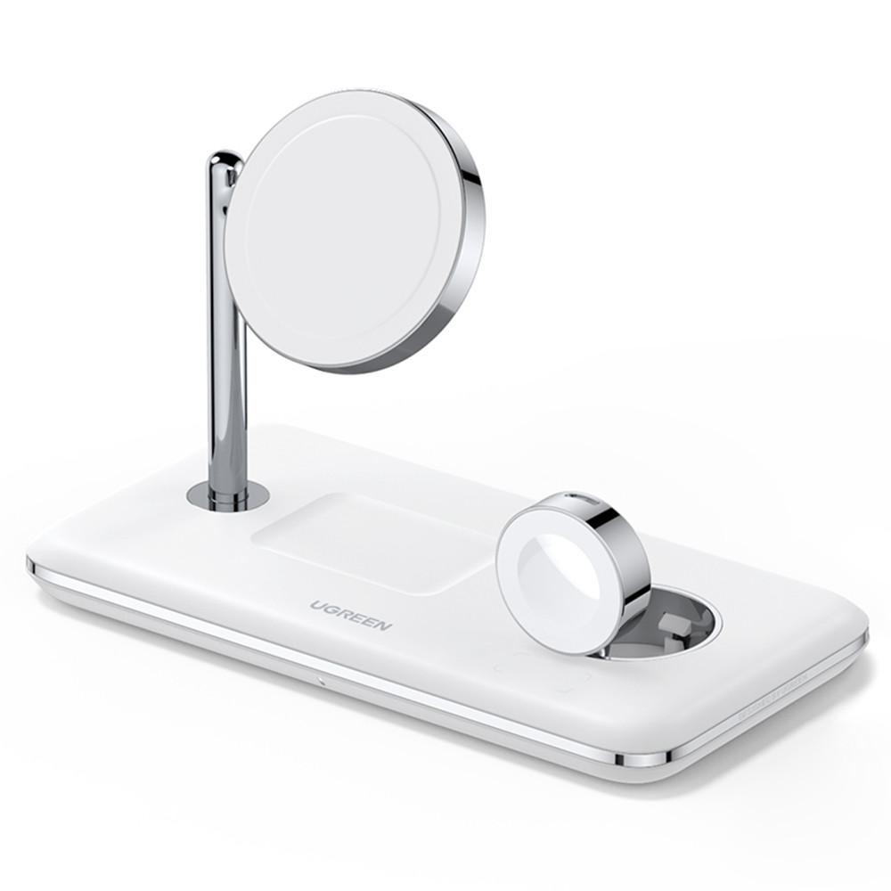 유그린 MFi MFM MFW 맥세이프 3in1 무선 충전기 25W + 25W PD 충전기 CD278