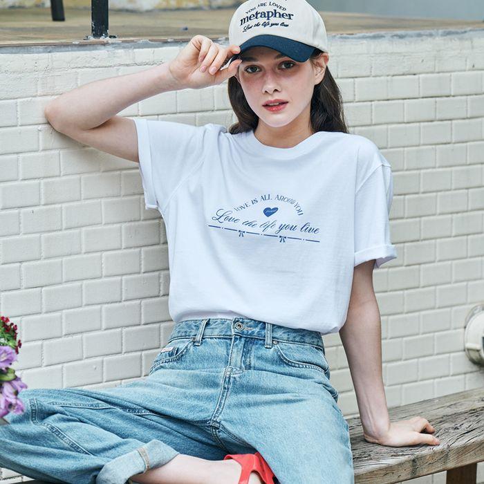 MET love present t-shirt white
