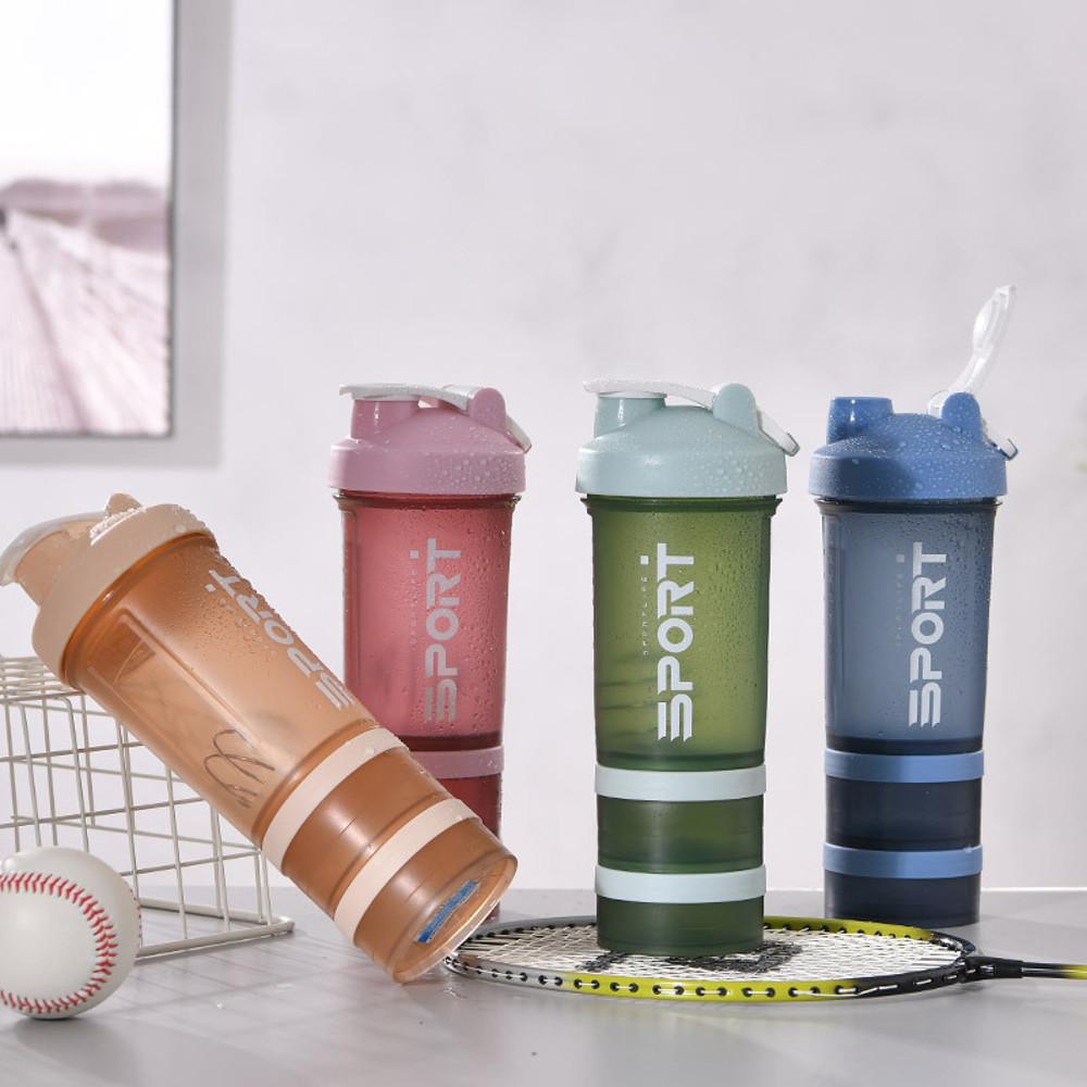 보충제소분 프로틴 블렌더 보틀 450ML 휴대용 쉐이커