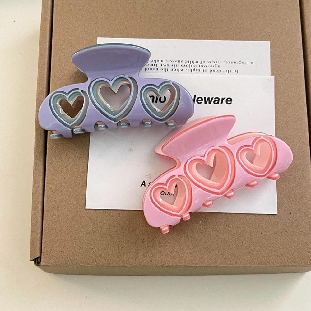 키치 르세라 하트 집게핀 반묶음 헤어핀