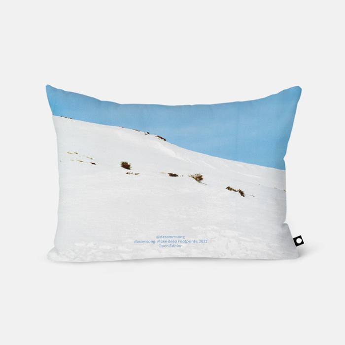 Make deep Footprints 베개 커버