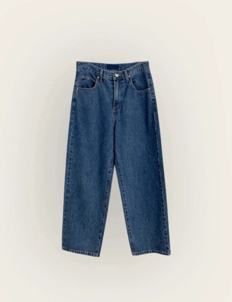 멀티 기본 중청 10부 데님 팬츠 1color