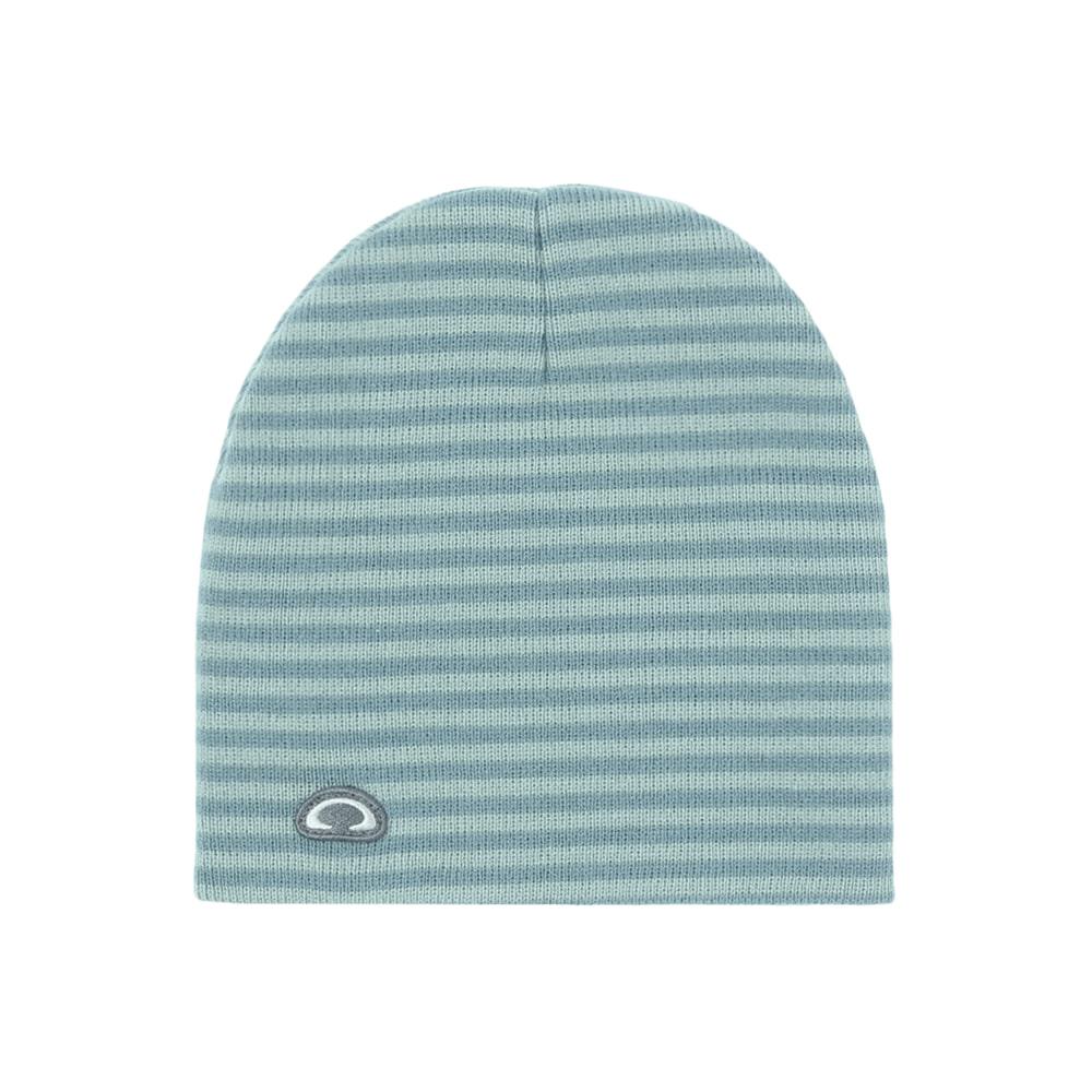 Striped Beanie - Teal
