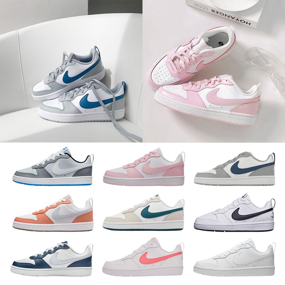 아라즈스니커즈 ❤️인기상품/빠른배송❤️나이키 코트 버로우 로우 2 스모크 그레이 핑크 검흰 여성 학생 GS 운동화 스니커즈