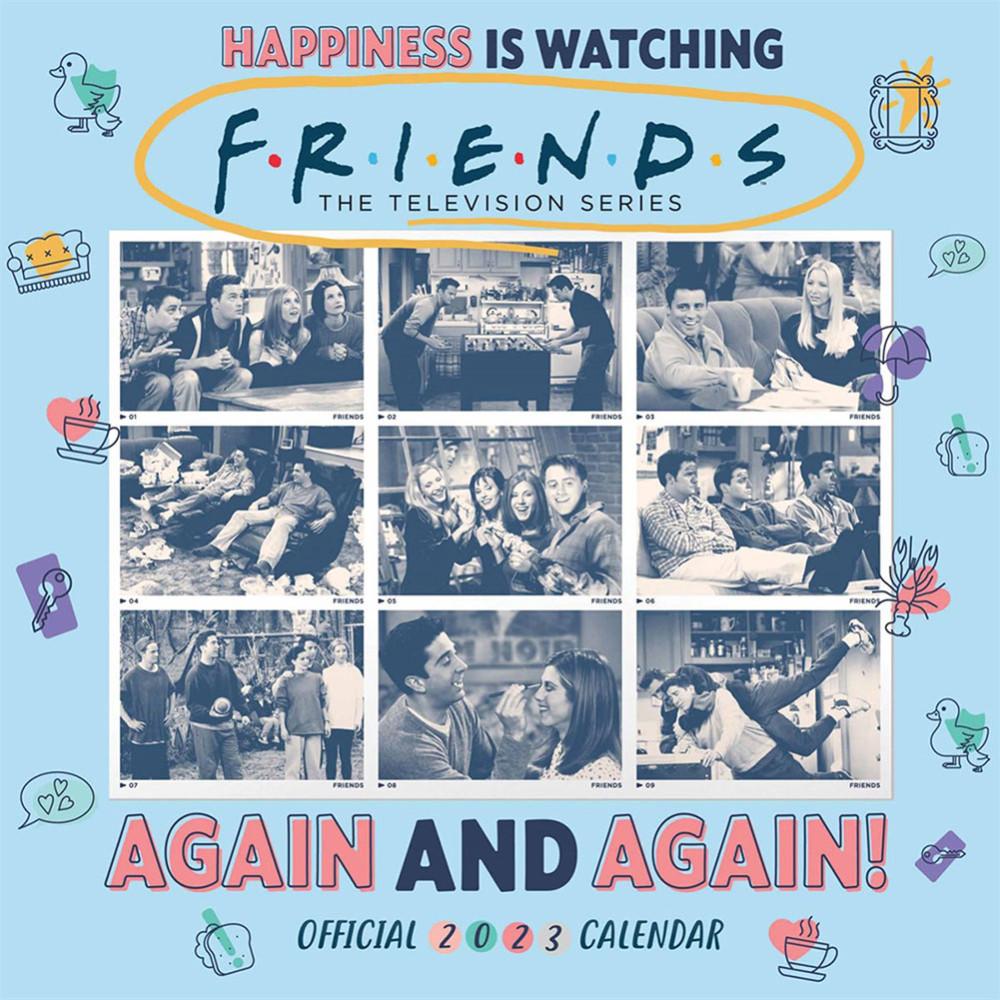 미드 프렌즈 벽걸이 2023년 달력 캘린더 Friends Calendar 2023 오피셜 굿즈 포스터