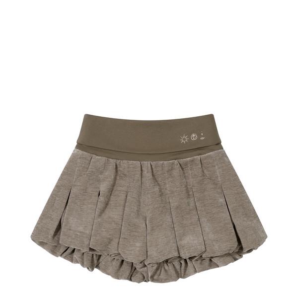 FOLDED BUBBLE SKORT (OAT)