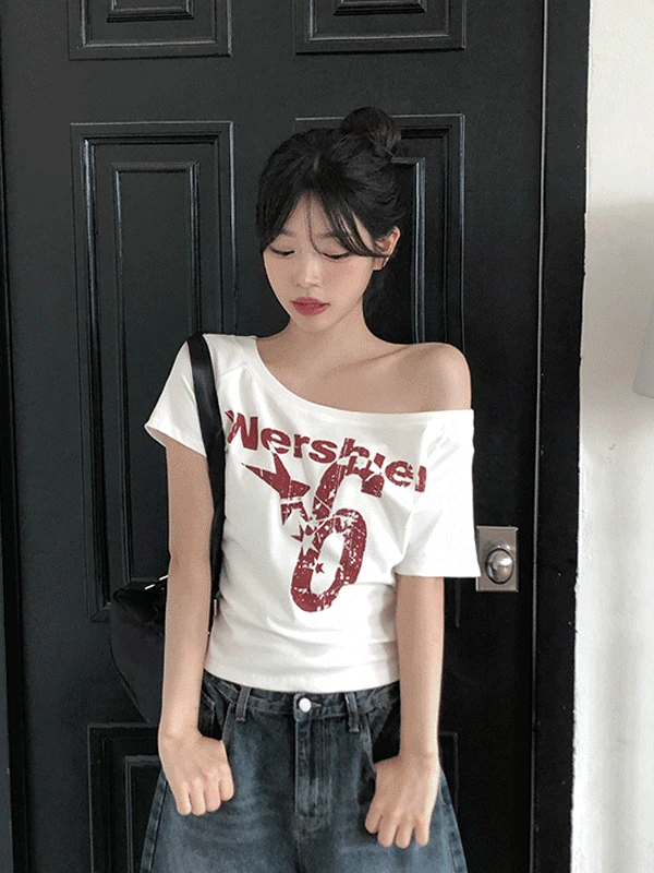 세인 레터링 오프 반팔티 (3color)