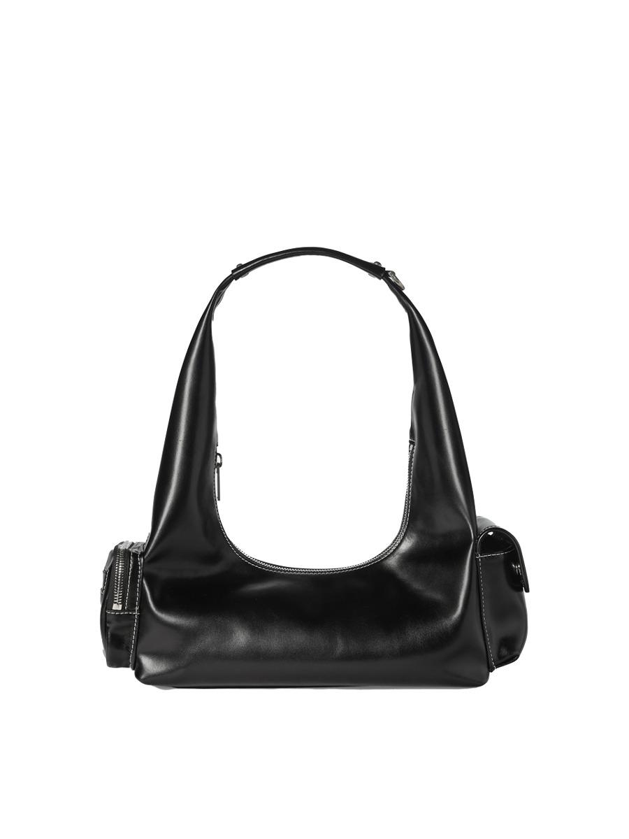Pocket Hobo Bag Small (Black)
