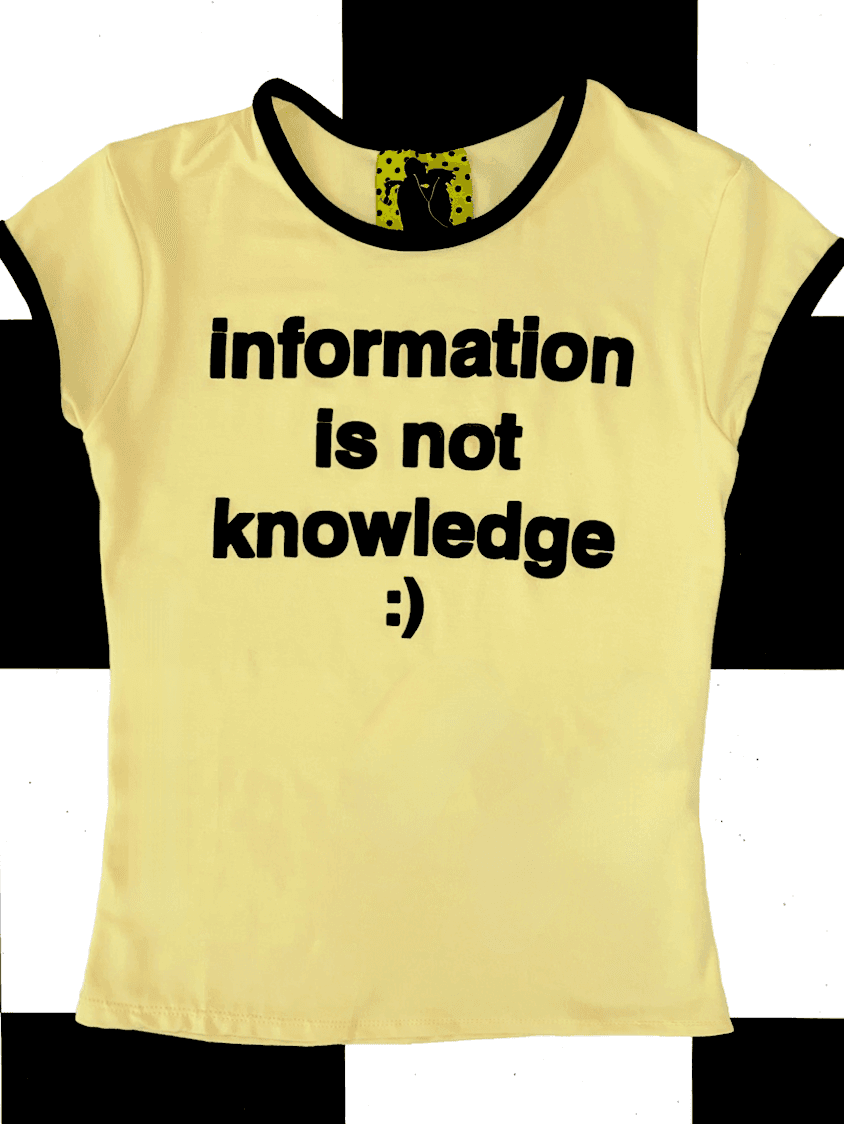 INFORMATION RINGER TEE