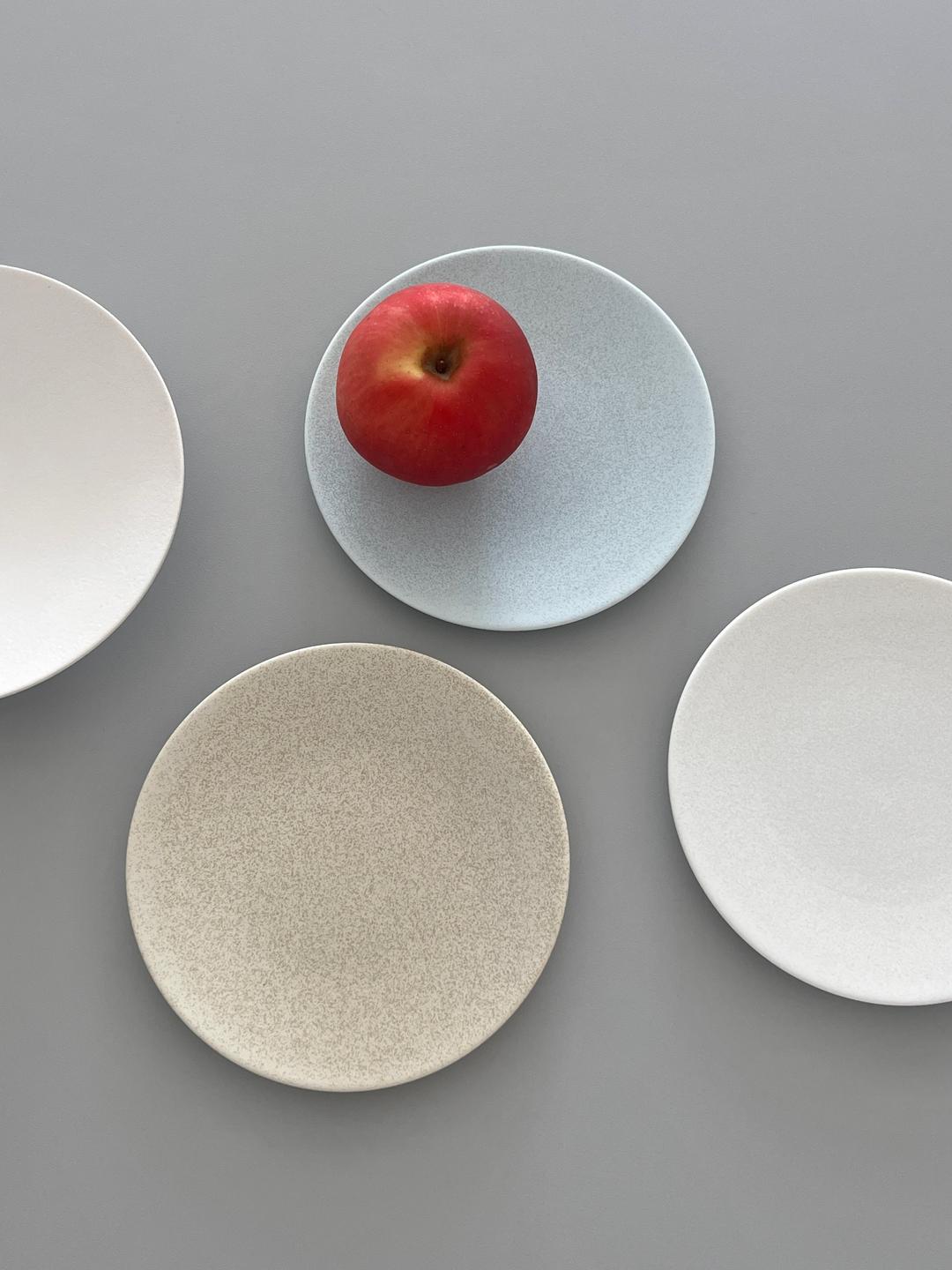 flat pastel plate(4color)